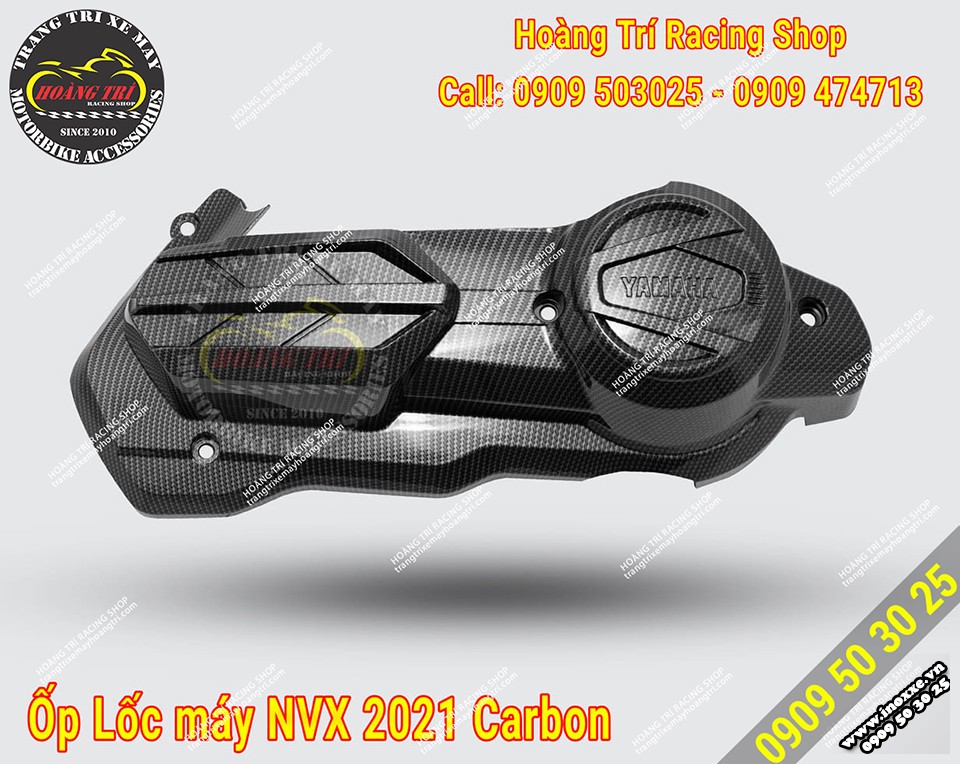 Ốp lốc máy NVX 2021 sơn Carbon