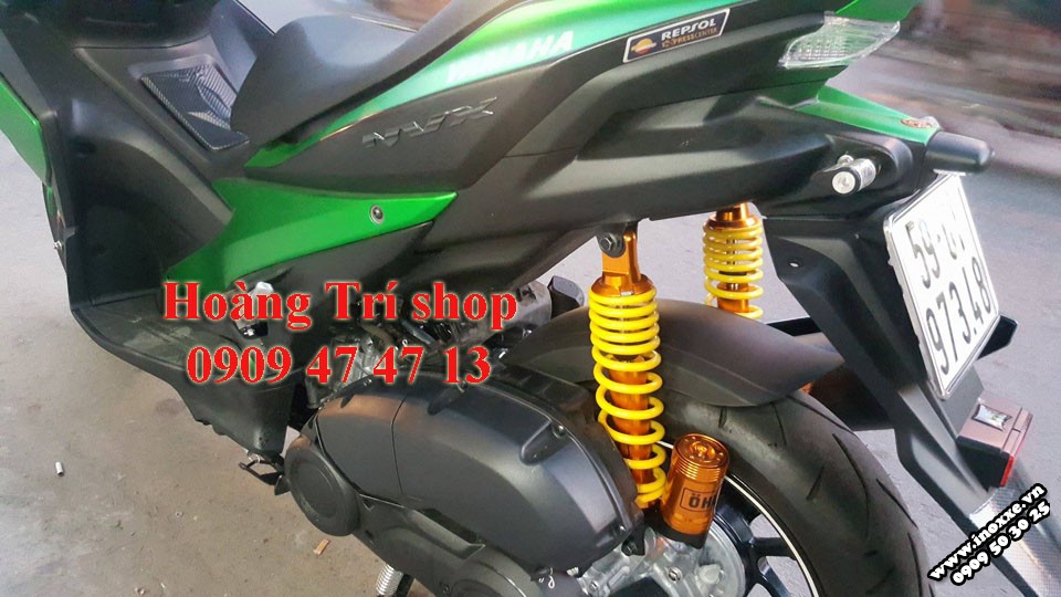 Phuộc Ohlins bình dầu độ xe NVX 2017