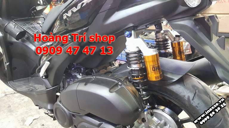 Phuộc Ohlins bình dầu mẫu 2017 độ xe NVX 155cc