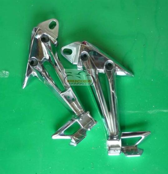 Phụ tùng inox Gác chân sau (mạ crom)