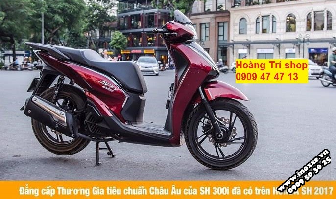 Dàn áo sau nhái kiểu SH 300i gắn SH 2017