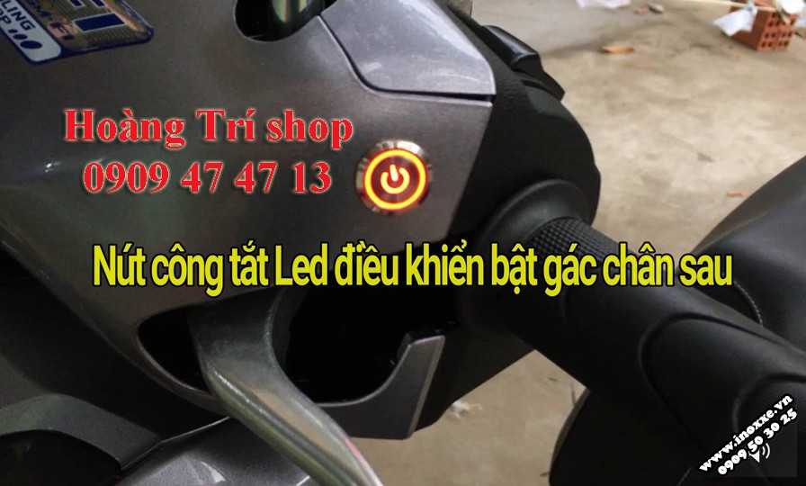 Độ bật gác chân sau tự động cho xe SH 2017