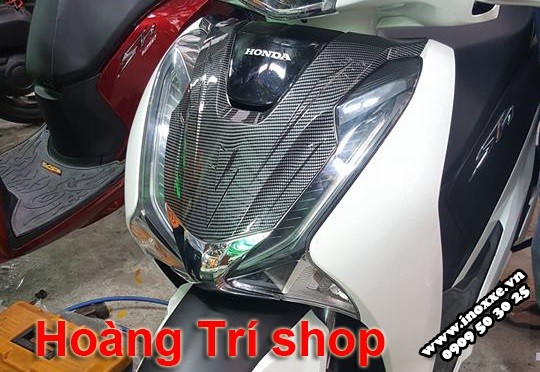 Mặt nạ SH 2017 sơn carbon