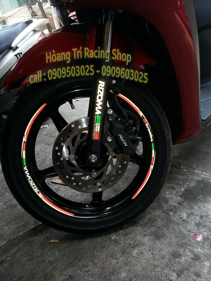 Decal phản quang xe SH Việt Nam (2012 - 2015)