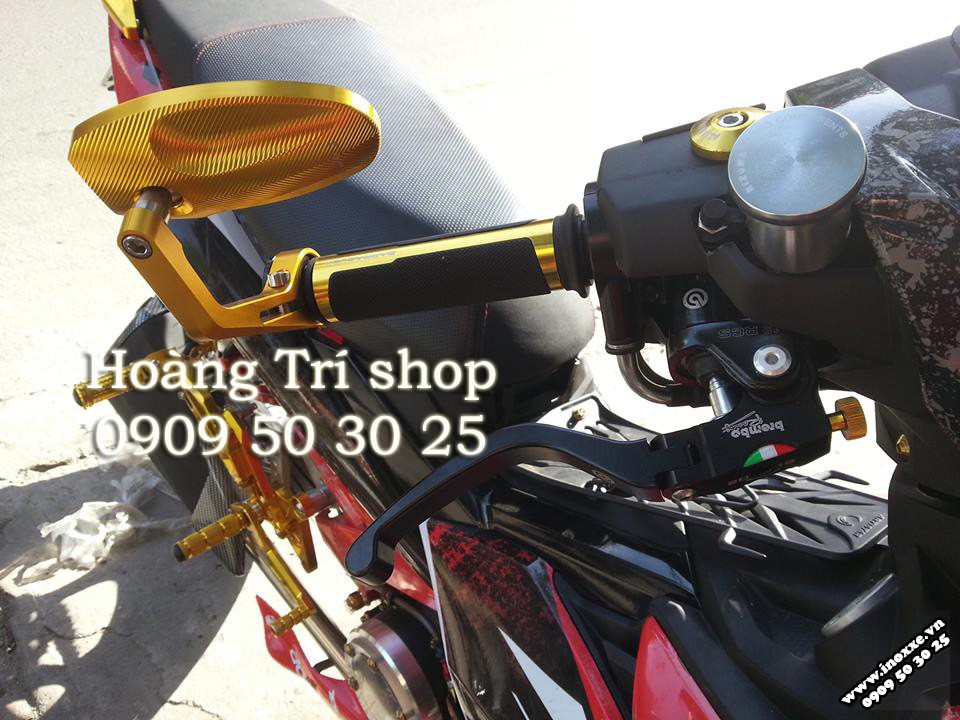 Tay thắng CNC nút vàng