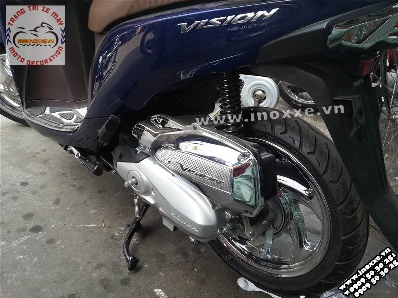 Ốp mâm xe Vision 2014 mạ crom