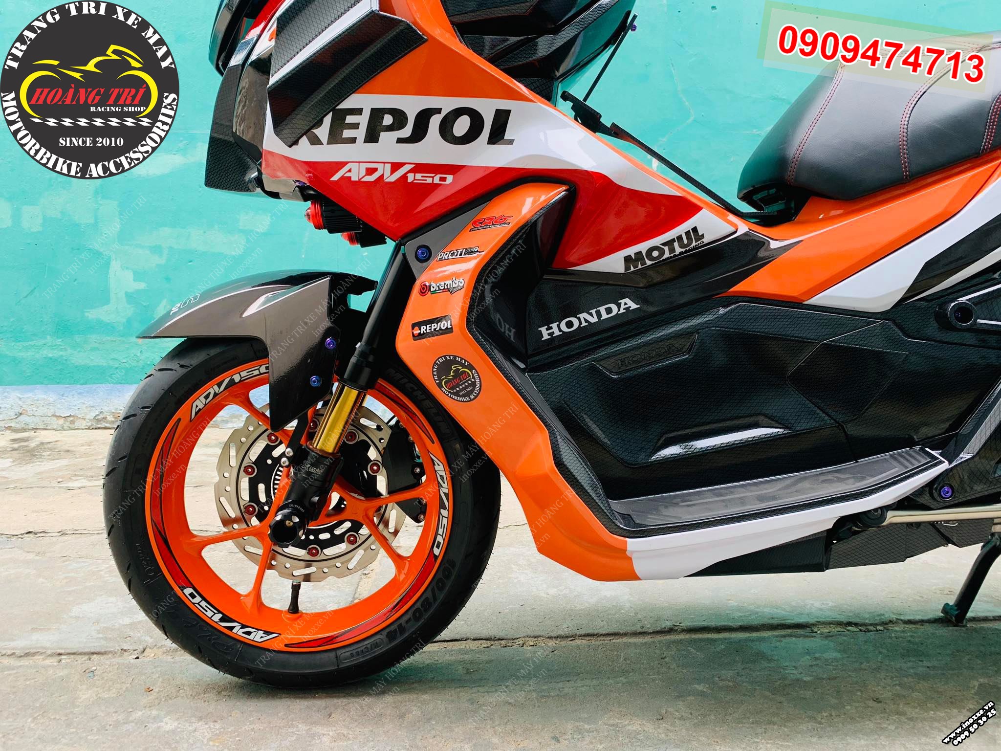 Decal dán bánh mâm ADV 150