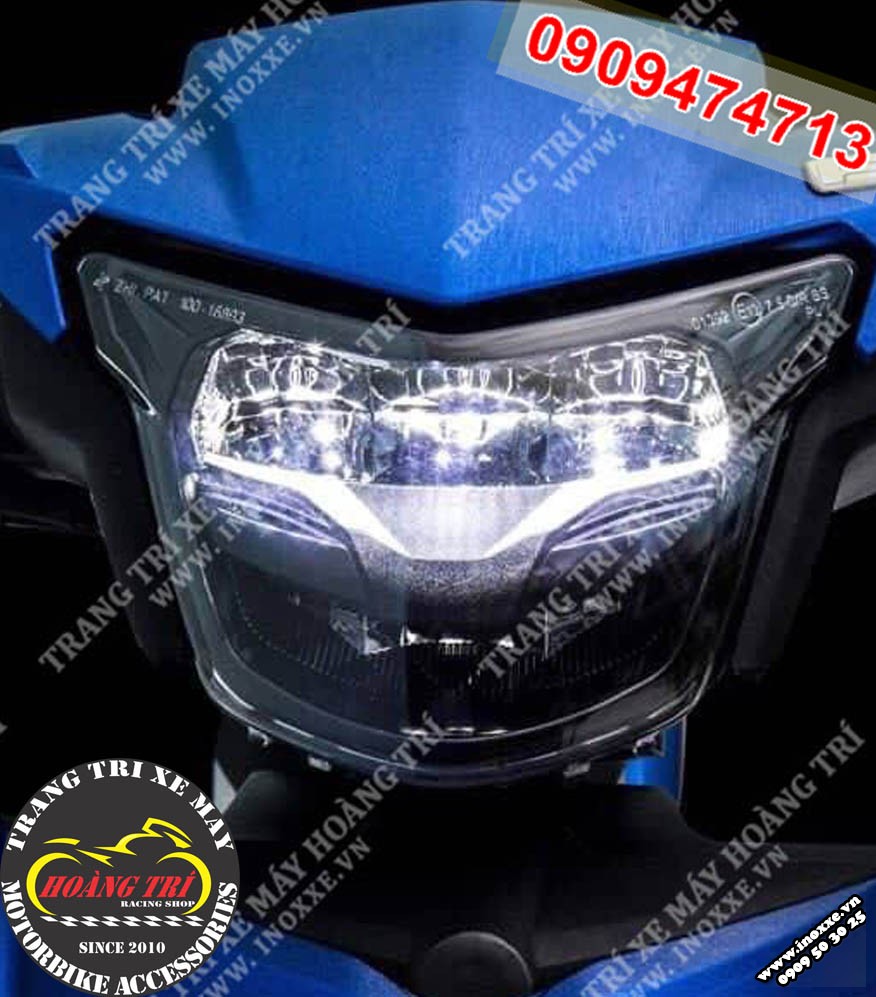 Đèn pha Led 2 tầng Exciter 150 phiên bản Sporty 2019