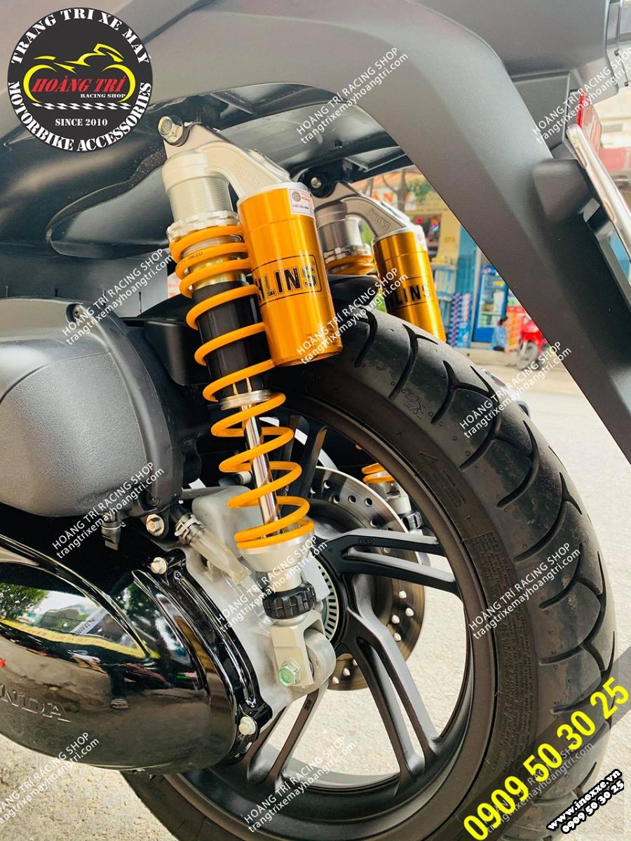 Phuộc bình dầu Ohlins chính hãng Thái Lan HO-430 gắn SH 300i 2019-2020